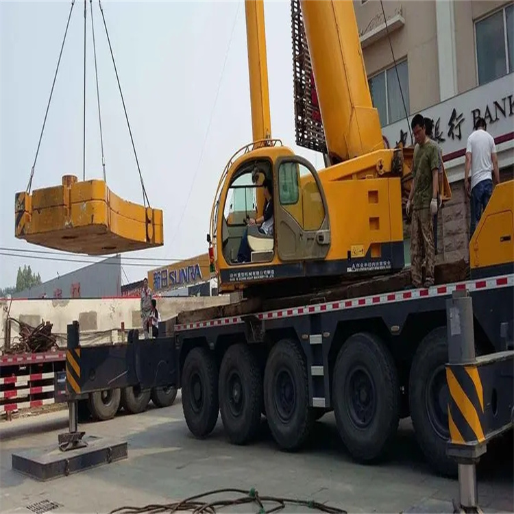 石阡当地吊车出租|机器吊装|75吨|工厂搬迁服务